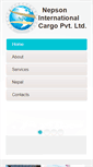 Mobile Screenshot of nepsoncargo.com